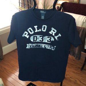 Polo by a Ralph Lauren navy tee